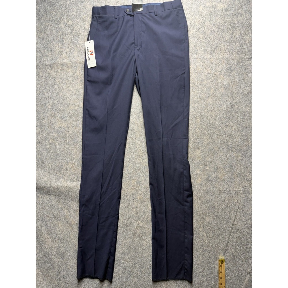 Paul Jones Navy‎ Blue Dress Pants - Men's Size 32X 34